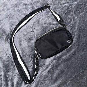 lululemon athletica Black and White Crossbody Bag